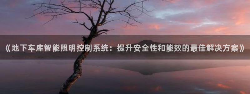 千亿国际下载:《地下车库智能照明控制系统:提升安全性和能效的最佳解决方案》