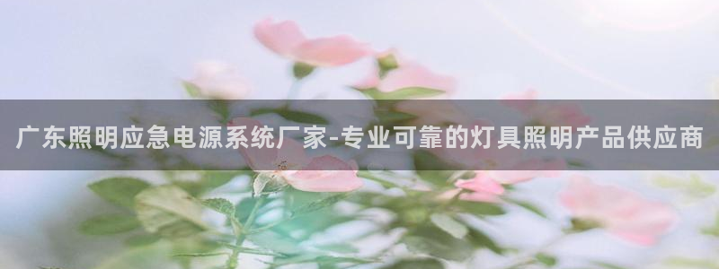 千亿国际游戏千亿官网:广东照明应急电源系统厂家-专业可靠的灯具照明产品供应商