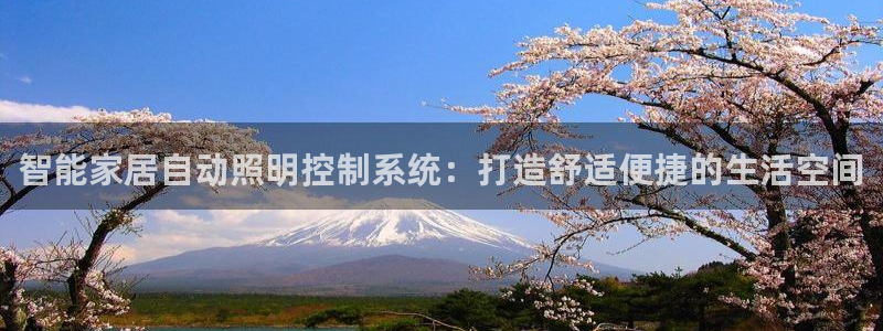 千亿国际在线入口:智能家居自动照明控制系统:打造舒适便捷的生活空间