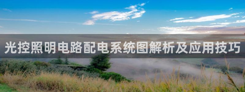 千亿国际网页版app:光控照明电路配电系统图解析及应用技巧